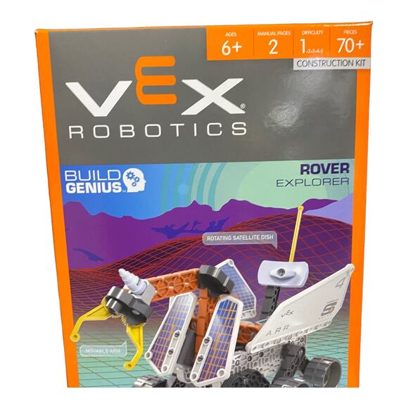 Hexbug Vex Robotics Rover Explorer STEM Starter Construction Kit 70+ Pieces New - Picture 3 of 9
